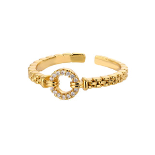Zircon Gold Ring 17