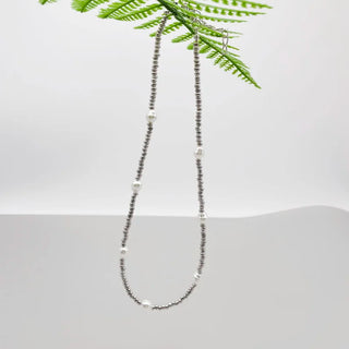 Pearl Silver Choker Necklace