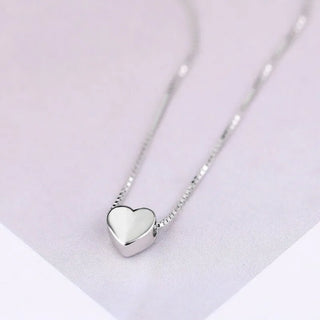 Silver Chain Pendant Necklace 2