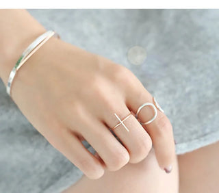 Gold Silver Ring 4