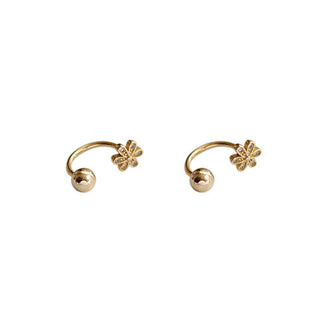 Gold Classic Stud Earrings
