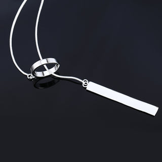 Silver Chain Pendant Necklace 5