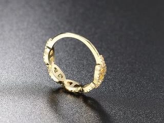 Zircon Gold Ring 2