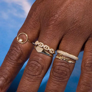 Zircon Gold Ring 2