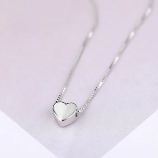 Silver Chain Pendant Necklace 2