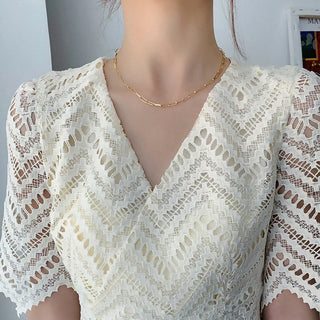 Gold Silver Necklace