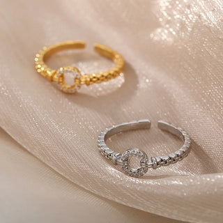 Zircon Gold Ring 17