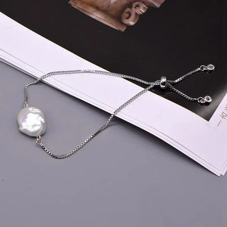 Pearl Silver Bracelet