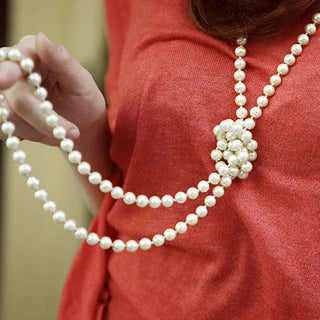 Pearl Beaded Pendant Necklace
