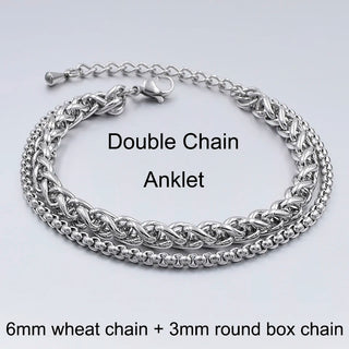 Stainless Chain Anklet