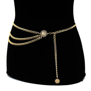 Silver Tassel Waist Belt