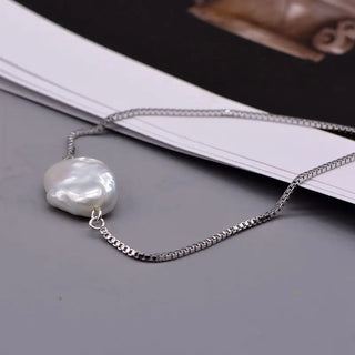 Pearl Silver Bracelet
