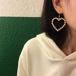 Gold Silver Drop Earrings