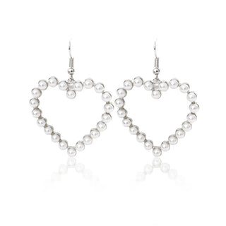Gold Silver Drop Earrings
