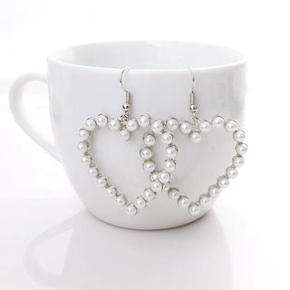 Gold Silver Drop Earrings