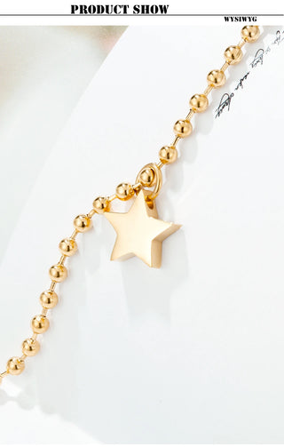 Gold Stainless Pendant Necklace 3