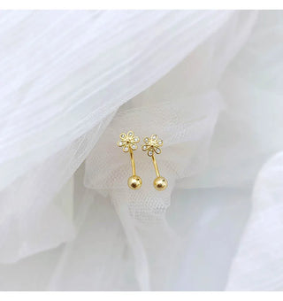 Gold Classic Stud Earrings