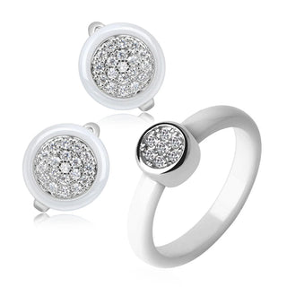 CZ Stud Ring