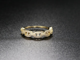 Zircon Gold Ring 2