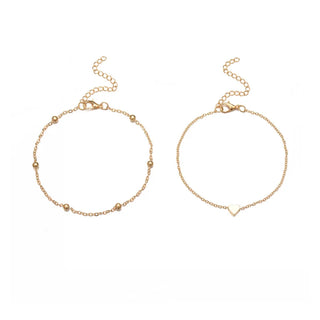 Heart anklet