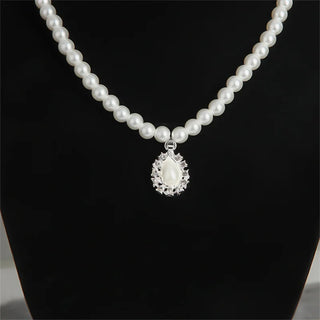Pearl Crystal Jewelry Set