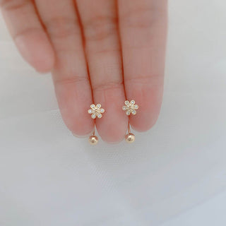 Gold Classic Stud Earrings