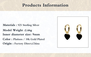 Crystal Zircon Hoop Earrings