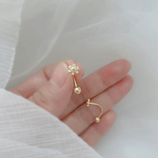 Gold Classic Stud Earrings
