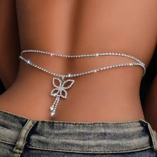 Crystal Rhinestone Waist Chain
