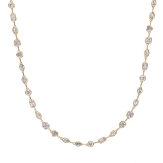 CZ Gold Necklace