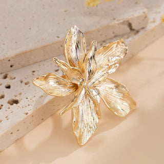 Gold Floral Ring