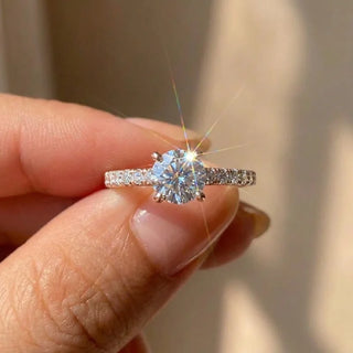 Zircon Silver Ring 2