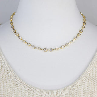 CZ Gold Necklace