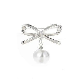 Pearl Gold Brooch