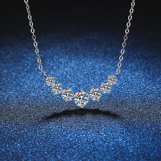 Zircon Silver Pendant Necklace