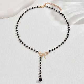Pearl Tassel Choker Necklace
