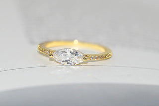 Zircon Gold Ring 8