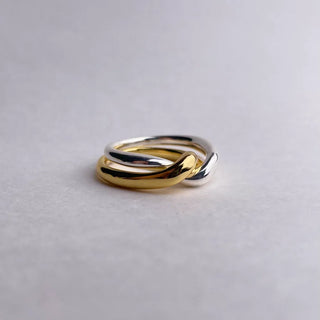 Gold Stainless Ring 7