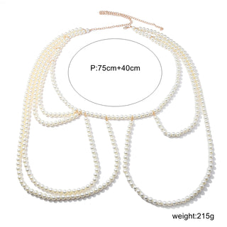 Pearl Tassel Waist Chain