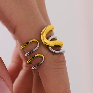 Gold Stainless Ring 4