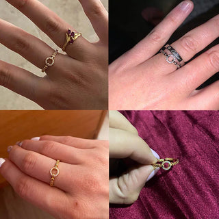 Zircon Gold Ring 17