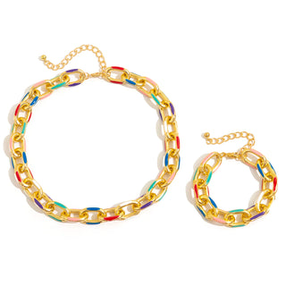 Gold Chain Jewelry Set