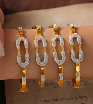 Zircon Gold Bracelet 6