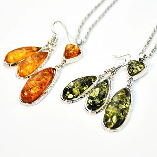 Silver Chain Jewelry Set