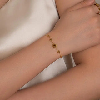 Gold Stainless Jewelry Set 2