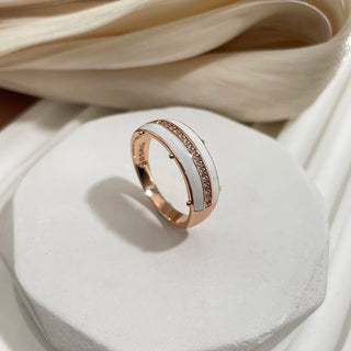 Zircon Rose Gold Ring