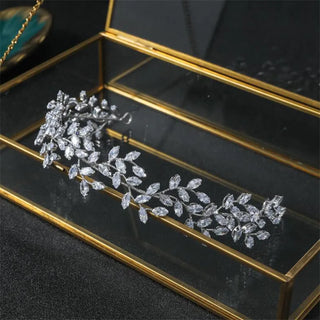 Pearl Crystal Bridal Tiara