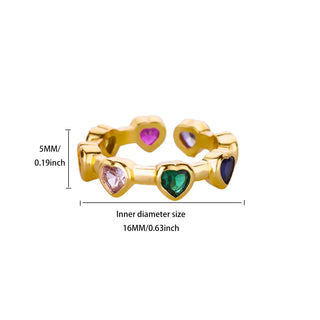 Zircon Gold Ring 19