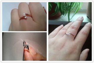 Crystal Zircon Ring 4