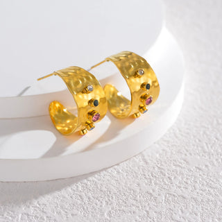 Zircon Gold Ring 18